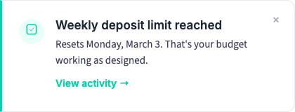 Limit Reached